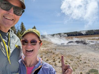 A quick stop in Yellowstone National Park